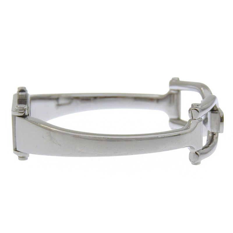 Gucci Stainless Steel Quartz Analog Display Black Dial Watch