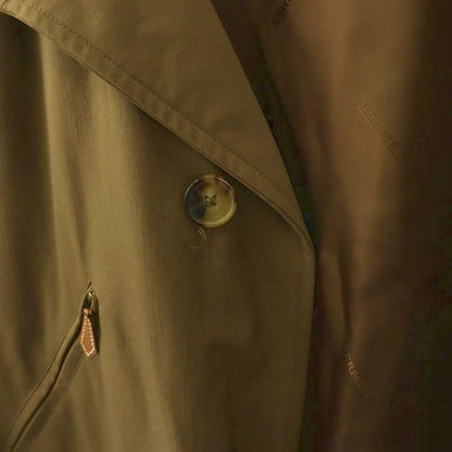 Hermes Nylon Batting Coat Fully Lined 48 Khaki OS AD