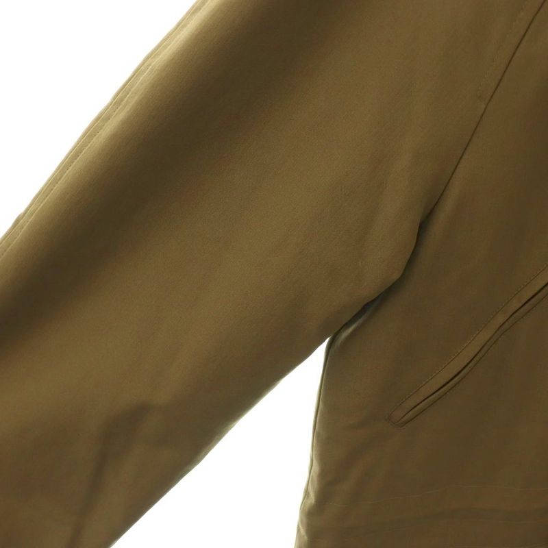 Hermes Nylon Batting Coat Fully Lined 48 Khaki OS AD