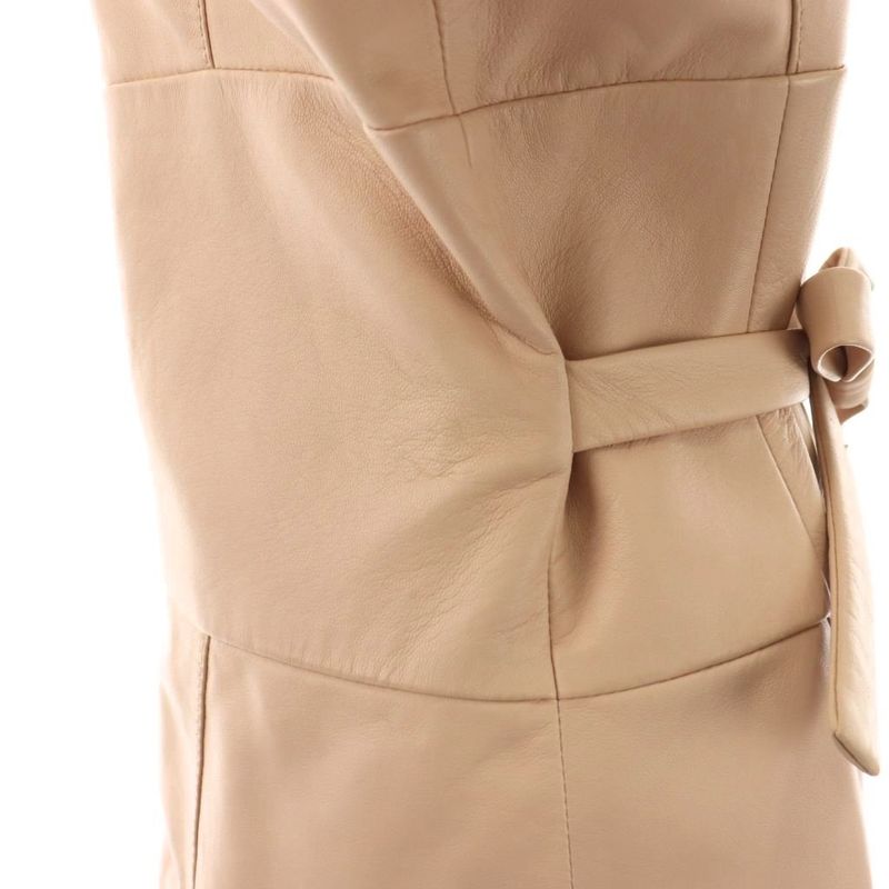 Loewe Leather Jacket Fully Lined 38 Pink Beige OS