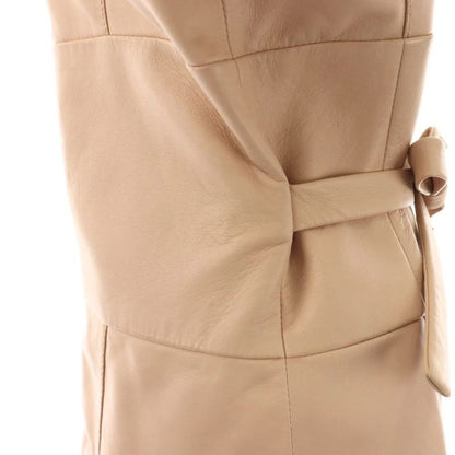 Loewe Leather Jacket Fully Lined 38 Pink Beige OS