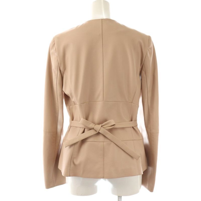 Loewe Leather Jacket Fully Lined 38 Pink Beige OS