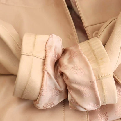 Loewe Leather Jacket Fully Lined 38 Pink Beige OS