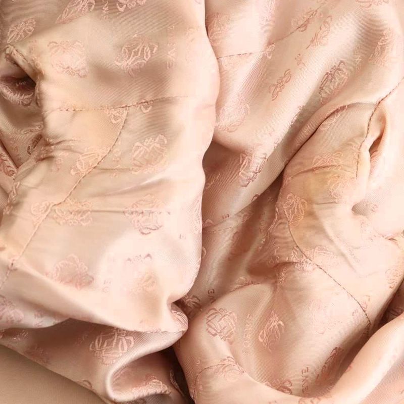 Loewe Leather Jacket Fully Lined 38 Pink Beige OS