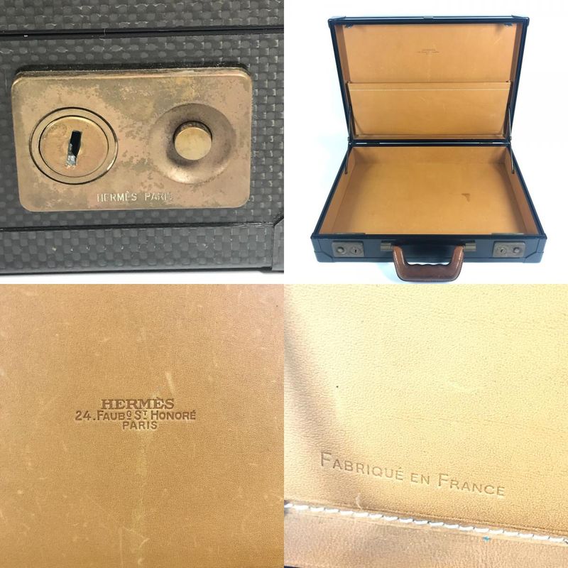 Hermes Business Bag Espace PM Carbon Black