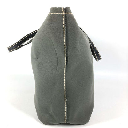 Prada Shoulder Bag Logo Gray Khaki
