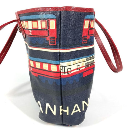 Chanel Tote Central Station Leather Red