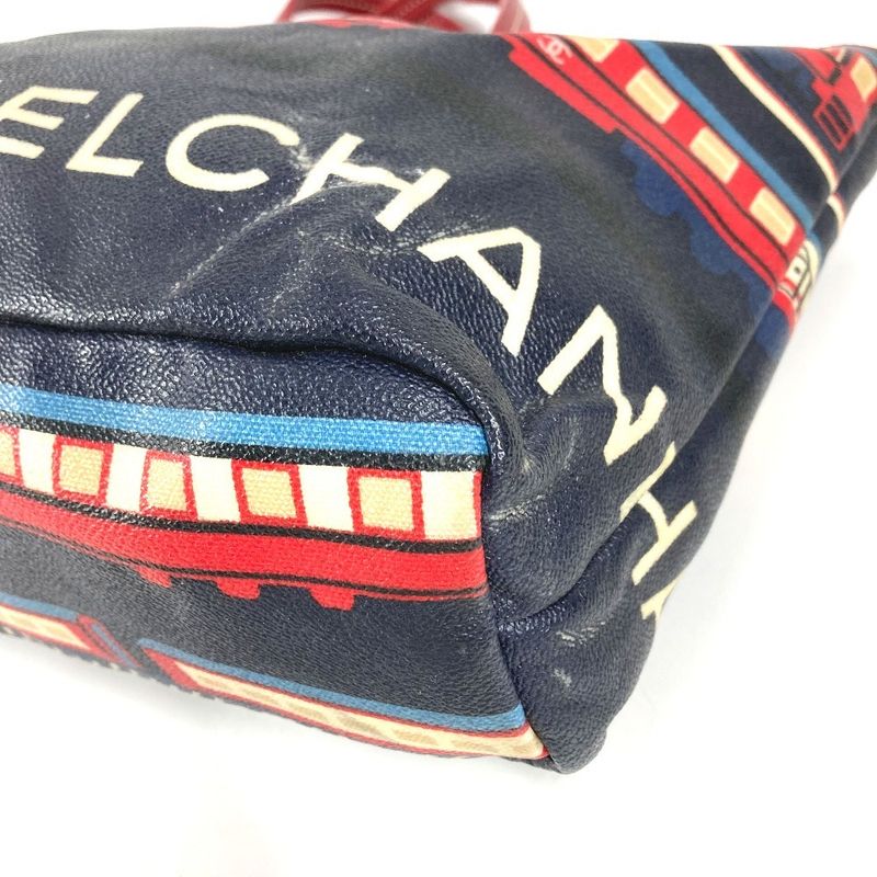 Chanel Tote Central Station Leather Red