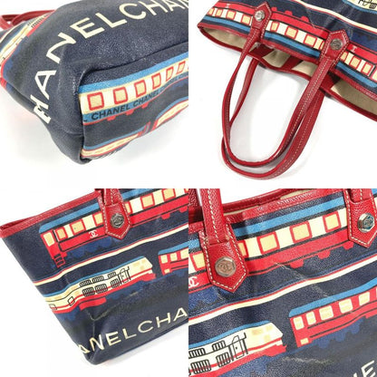 Chanel Tote Central Station Leather Red