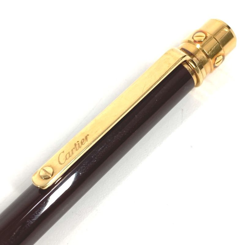 Cartier Ballpoint Pen Santos de Love Resin Brown