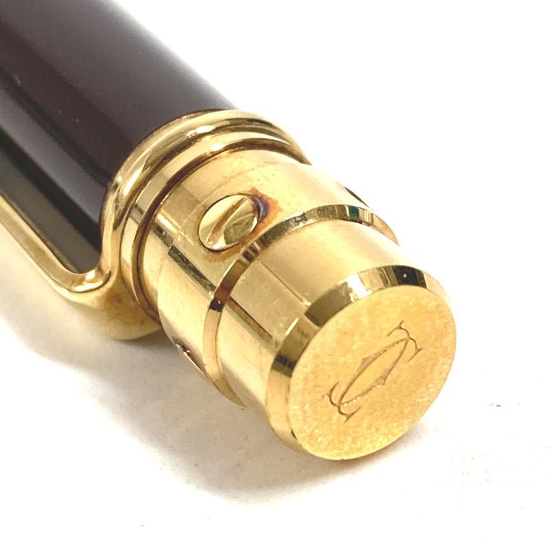 Cartier Ballpoint Pen Santos de Love Resin Brown
