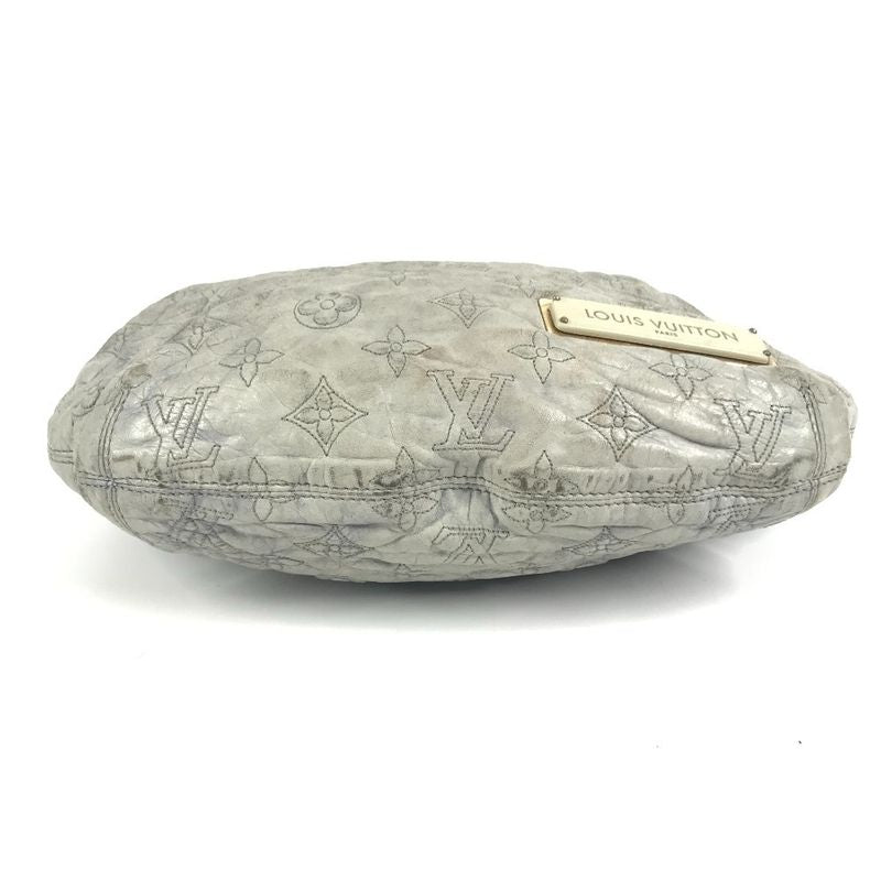Louis Vuitton Shoulder Bag Nimbus PM Leather Ecru Gray