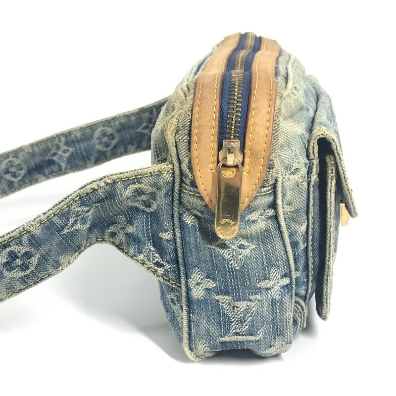 Louis Vuitton Waist Bag Monogram Denim Canvas Blue
