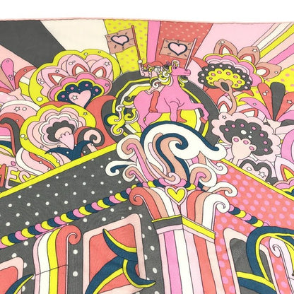 Hermes Scarf Carre Geant 140 Cashmere Pink