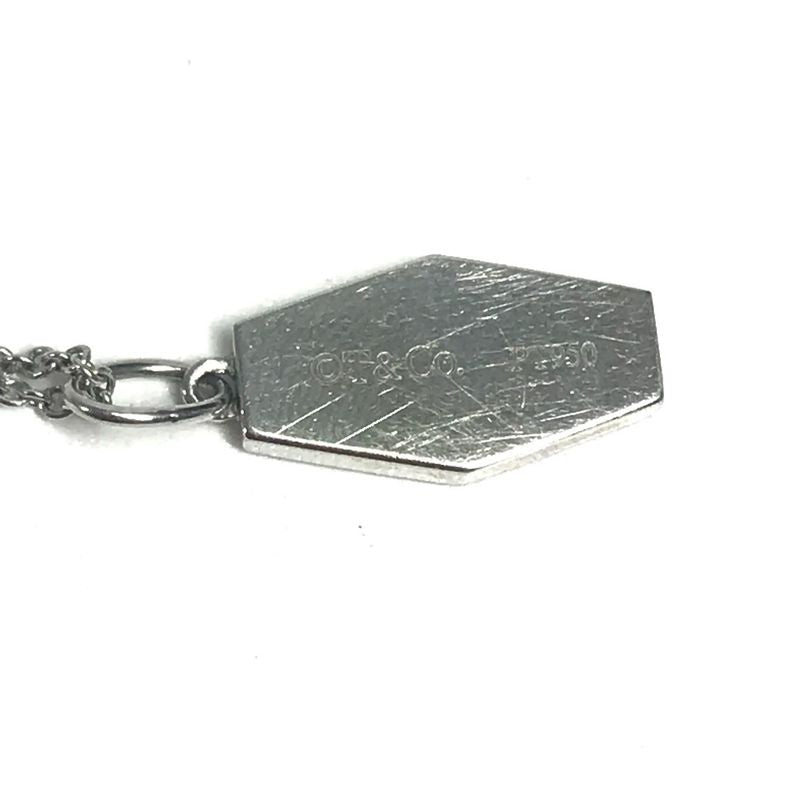 Tiffany & Co. Necklace NY Plate Diamond New York Silver