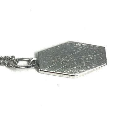 Tiffany & Co. Necklace NY Plate Diamond New York Silver