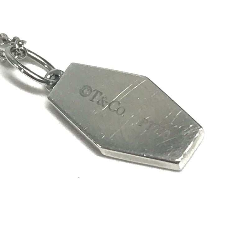 Tiffany & Co. Necklace NY Plate Diamond New York Silver