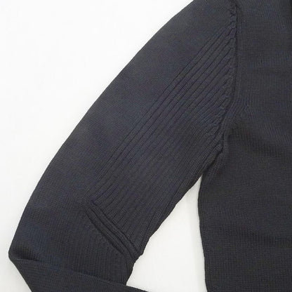 Prada Knit Sweater 50 Black BK 100% Virgin Wool