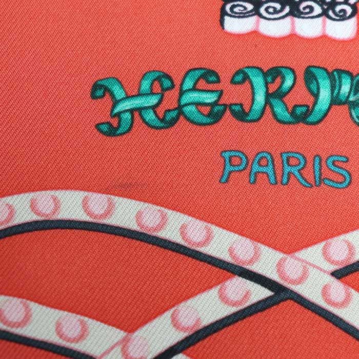 Hermes Carre 90 Paperoles Scarf