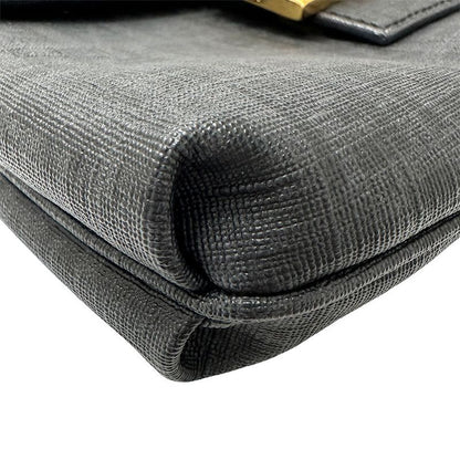 Fendi Zucchino Shoulder Bag Gray