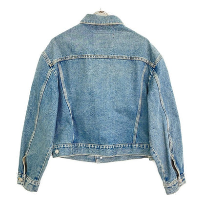 Balenciaga Indigo Reconstruction Swing Denim Jacket 34