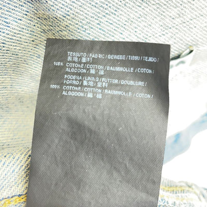 Balenciaga Indigo Reconstruction Swing Denim Jacket 34