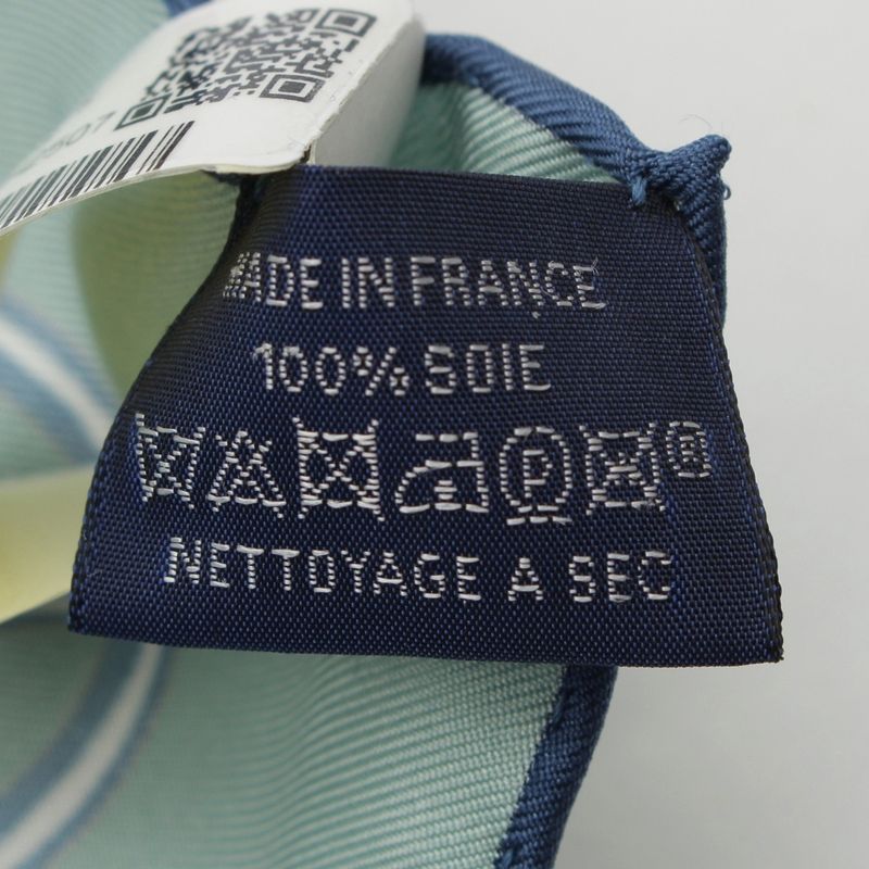 Hermes Silk Brides Et Chaines Scarf Mint