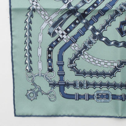 Hermes Silk Brides Et Chaines Scarf Mint