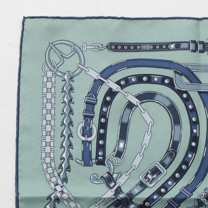 Hermes Silk Brides Et Chaines Scarf Mint