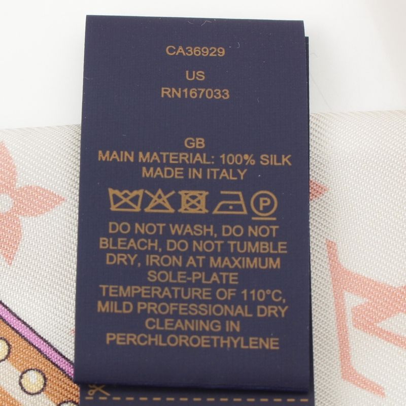 Louis Vuitton Silk Bandeau BB Ultimate Scarf Bronze