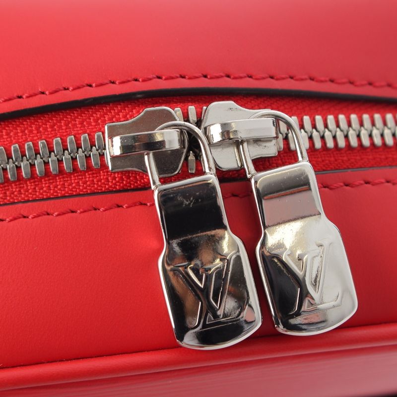 Louis Vuitton Supreme Danube PM Epi Logo Shoulder Bag Red