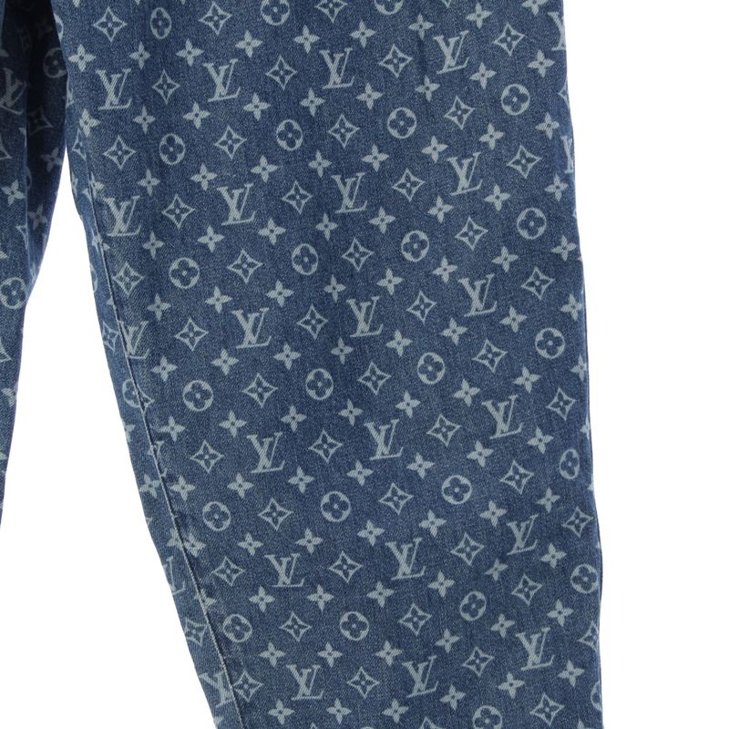 Louis Vuitton Cotton Monogram Sweatshirt Denim Pants