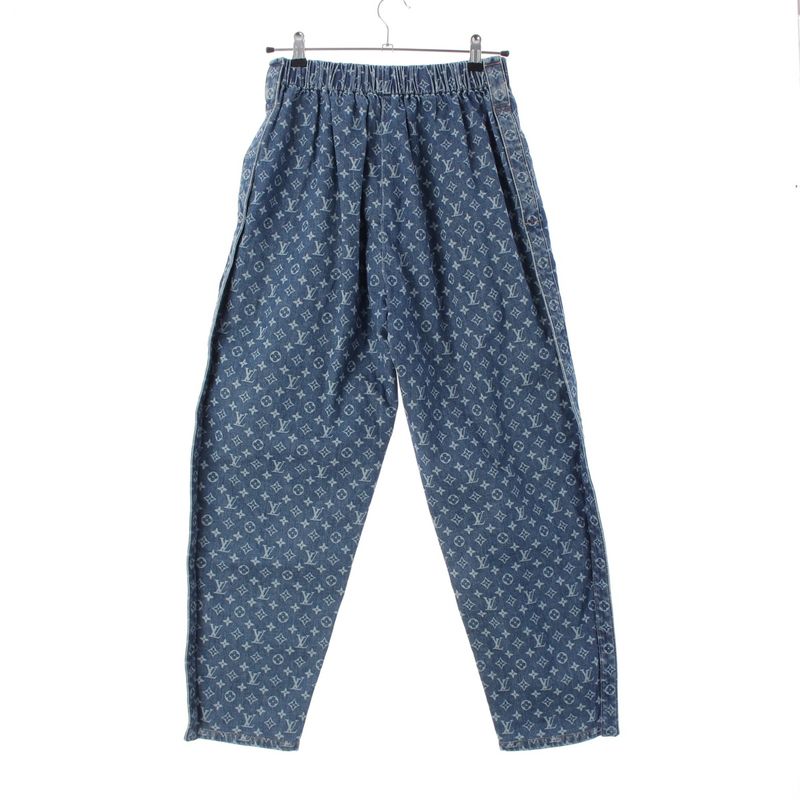 Louis Vuitton Cotton Monogram Sweatshirt Denim Pants