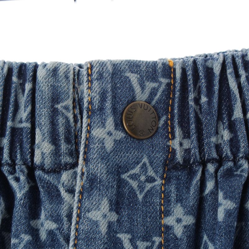 Louis Vuitton Cotton Monogram Sweatshirt Denim Pants