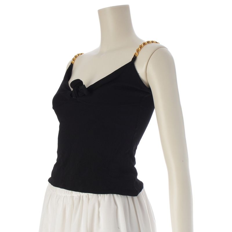 Gucci S Rayon Era Marina Chain Top Camisole Black