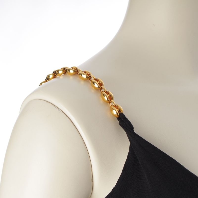 Gucci S Rayon Era Marina Chain Top Camisole Black