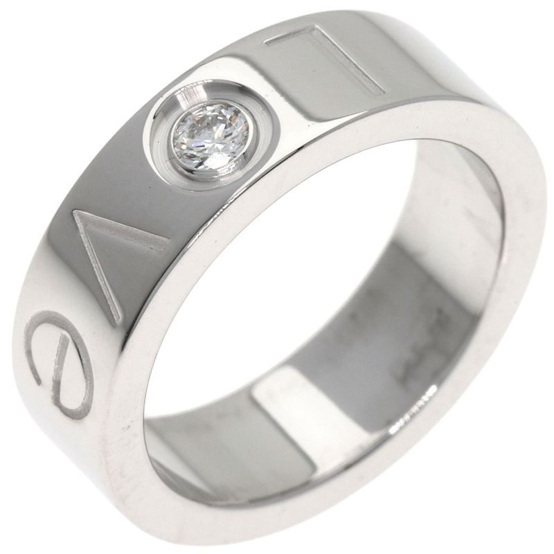 Cartier Love Ring Diamond Christmas Limited 47 18K White