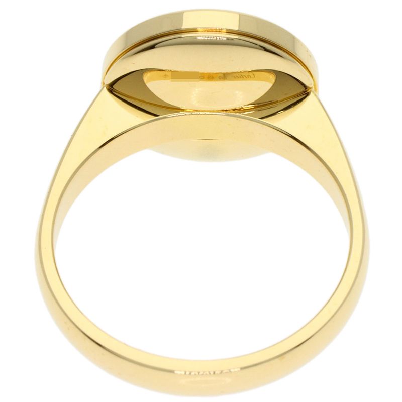 Cartier Pasha White Shell 49 Ring 18K Yellow Gold