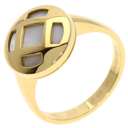 Cartier Pasha White Shell 49 Ring 18K Yellow Gold