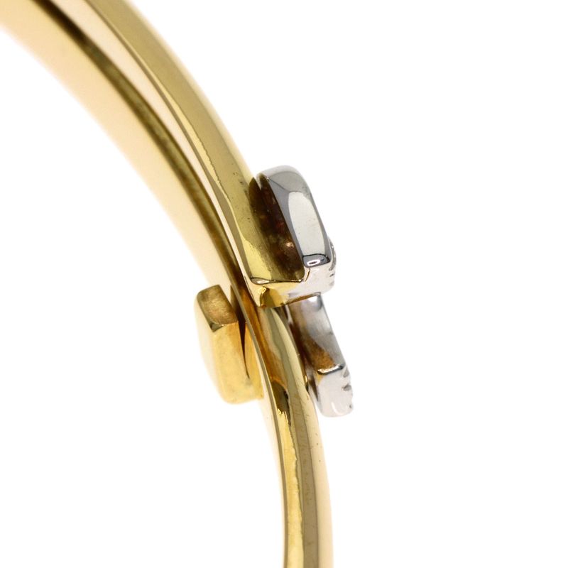 Cartier Vintage 2C Diamond Bracelet 18K Yellow Gold