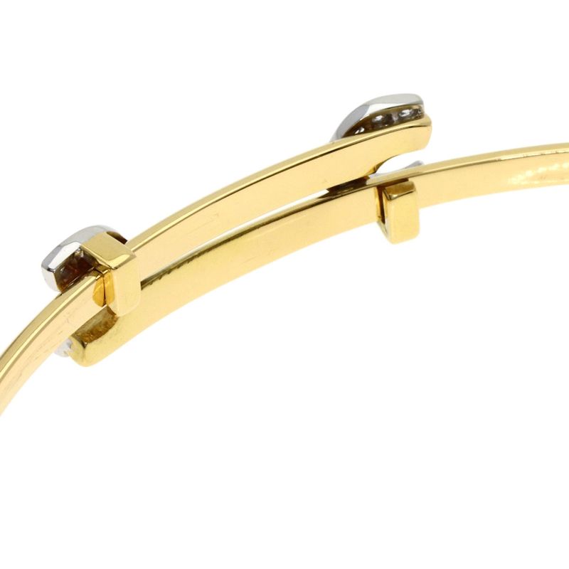 Cartier Vintage 2C Diamond Bracelet 18K Yellow Gold