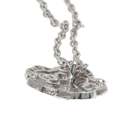 Chanel Camellia Diamond Necklace 18K White Gold