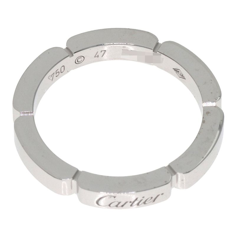 Cartier Maillon Panther 47 Ring 18K White Gold