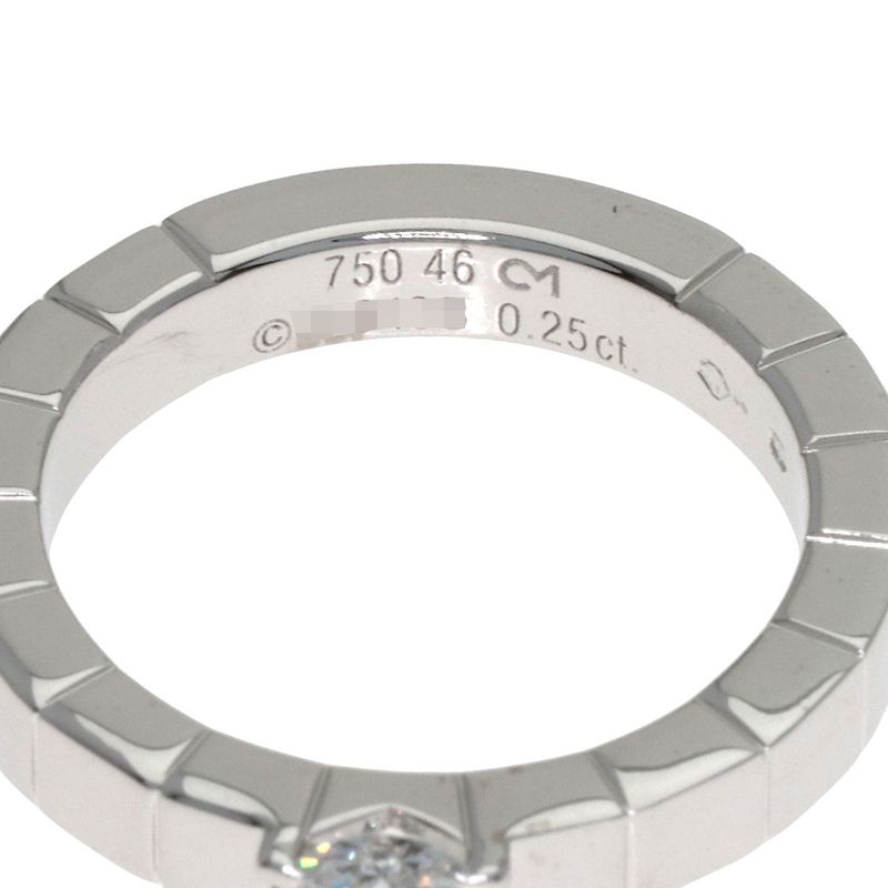 Cartier Lanier Diamond 46 Ring 18K White Gold