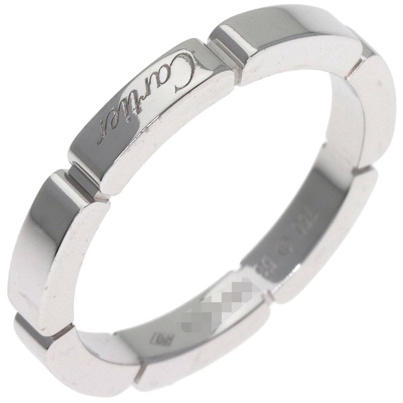 Cartier Maillon Panther 53 Ring 18K White Gold