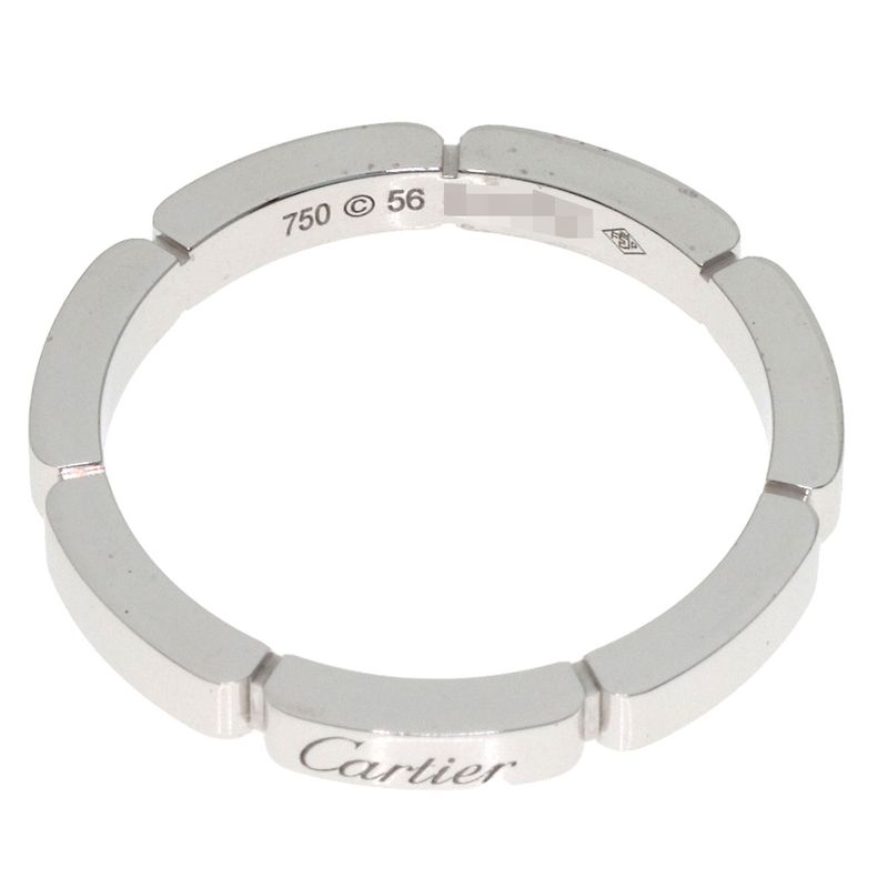 Cartier Maillon Pantel 56 Ring 18K White Gold