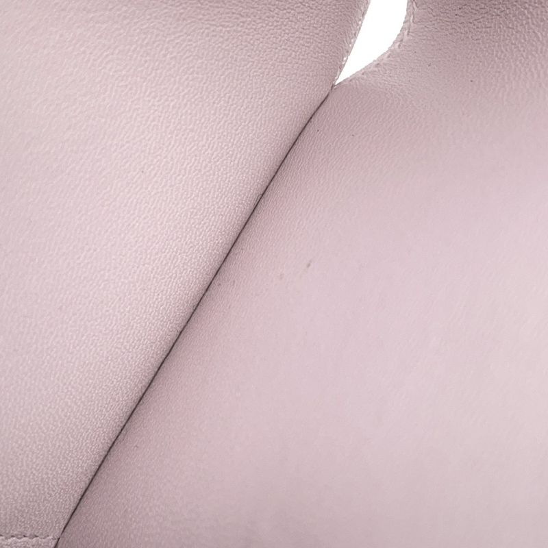 Hermes Trifold Wallet Bearn Combination Mauvepere Silver Epsom Mauve Pale