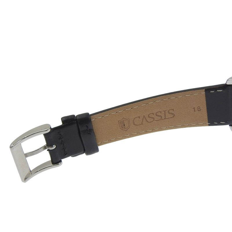 Gucci Class Stainless Steel Leather Quartz Analog Display Black Watch