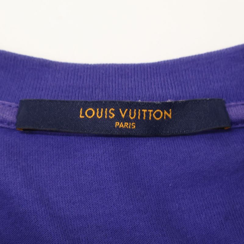 Louis Vuitton Blue Monogram Graduate Gradation T-Shirt XS