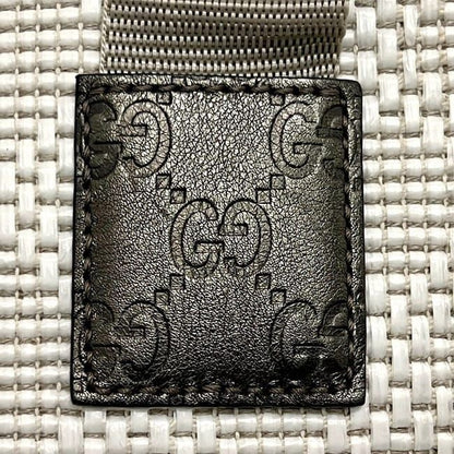 Gucci Tote White Beige Metallic Khaki Guccissima Line